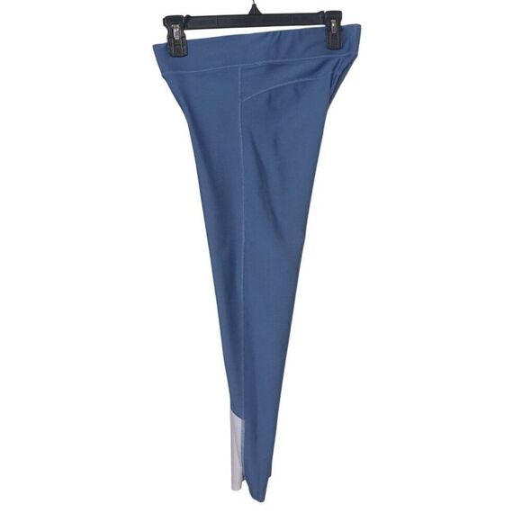 Under Armour Women's HeatGear Cropped Compression Leggings Blue White Med NWOT - Picture 3 of 6